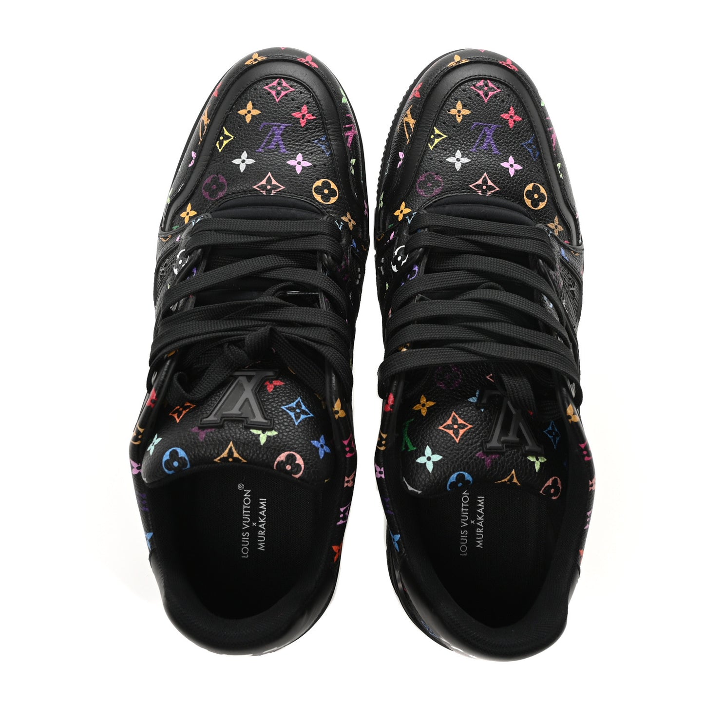 LV X TM Calfskin Monogram Multicolor LV Trainer Sneakers 8 Black