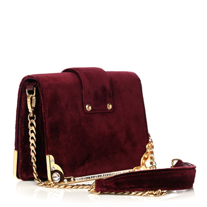 Prada Velvet Crystal Cahier Shoulder Bag Ribes 4 of 13