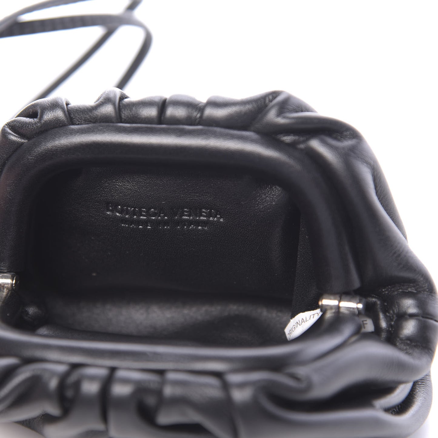 Butter Calfskin Coin Purse Black