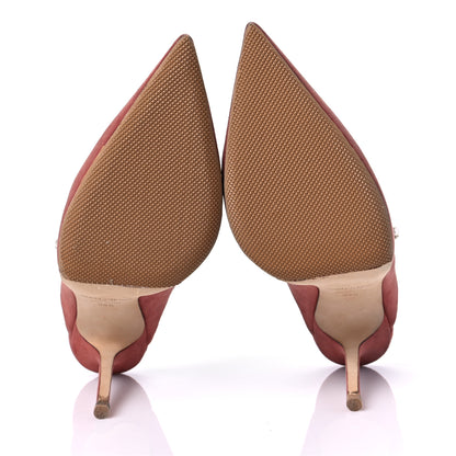 Jimmy Choo Suede Bing 100 Pumps 39.5 Dark Blush 7 of 8