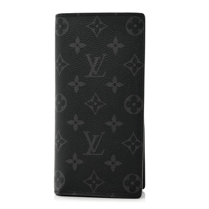 Louis Vuitton Monogram Eclipse Brazza Wallet 1 of 6