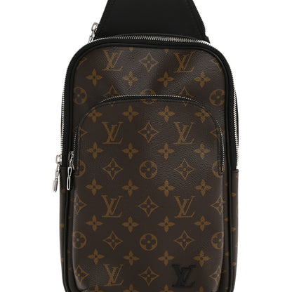 Louis Vuitton Monogram Macassar Avenue Sling Bag 7 of 12