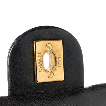 Chanel Lambskin Quilted Mini Square Flap Bag Black 7 of 11