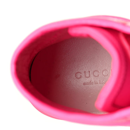 Gucci Calfskin Coda High Top Sneakers 36.5 Neon Pink 5 of 5