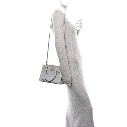 Prada Saffiano Lux Small Galleria Double Zip Tote Granito 2 of 10