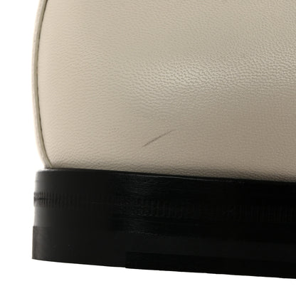 Gucci Malaga Kid 70 Crystal Horsebit Womens Jordaan Loafers 37.5 Mystic White 9 of 10