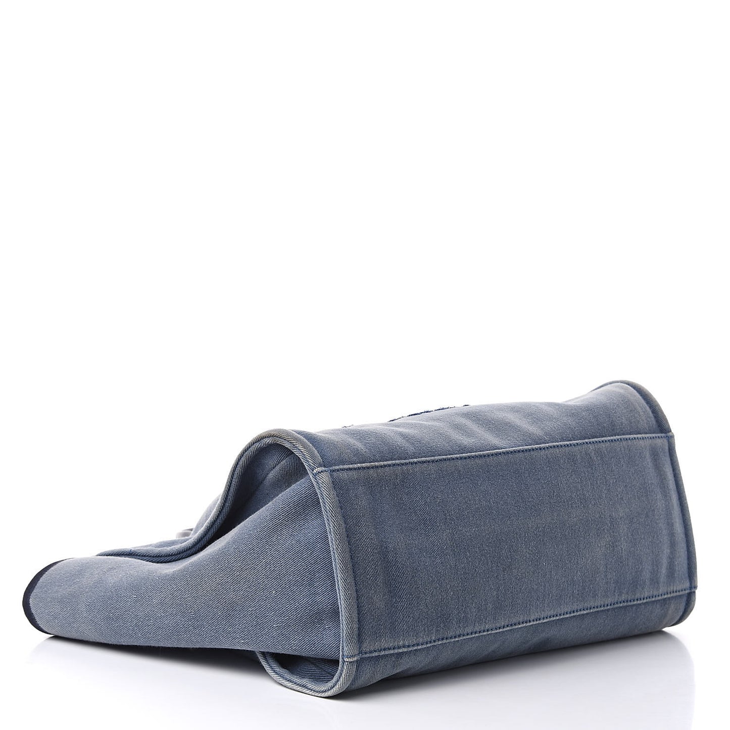 Denim Large Deauville Tote Blue