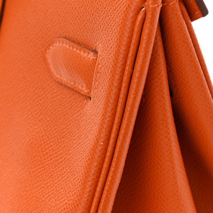 Hermes Epsom Birkin 35 Orange 12 of 12