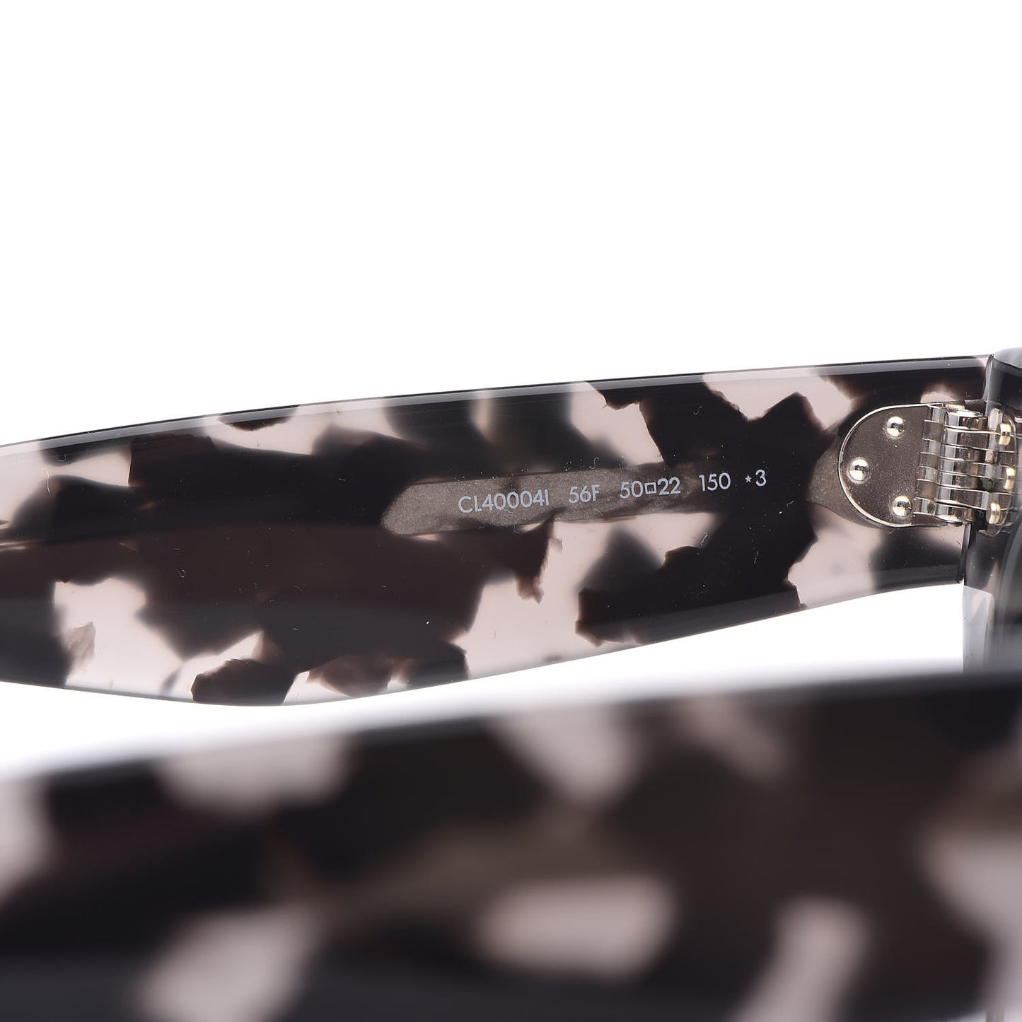 Acetate Cat Eye Sunglasses CL40004I Grey Black