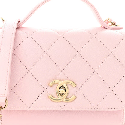 Chanel Caviar Quilted Small Business Affinity Flap Light Pink 8 of 11