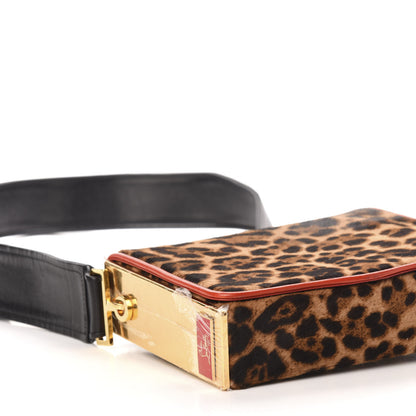 Christian Louboutin Pony Hair Leopard Print Medium Carrie Shoulder Bag Luxor 7 of 10