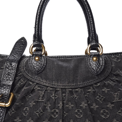 Louis Vuitton Denim Neo Cabby GM Black 10 of 19