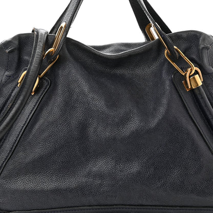 Chloe Calfskin Large Paraty Navy 8 of 14