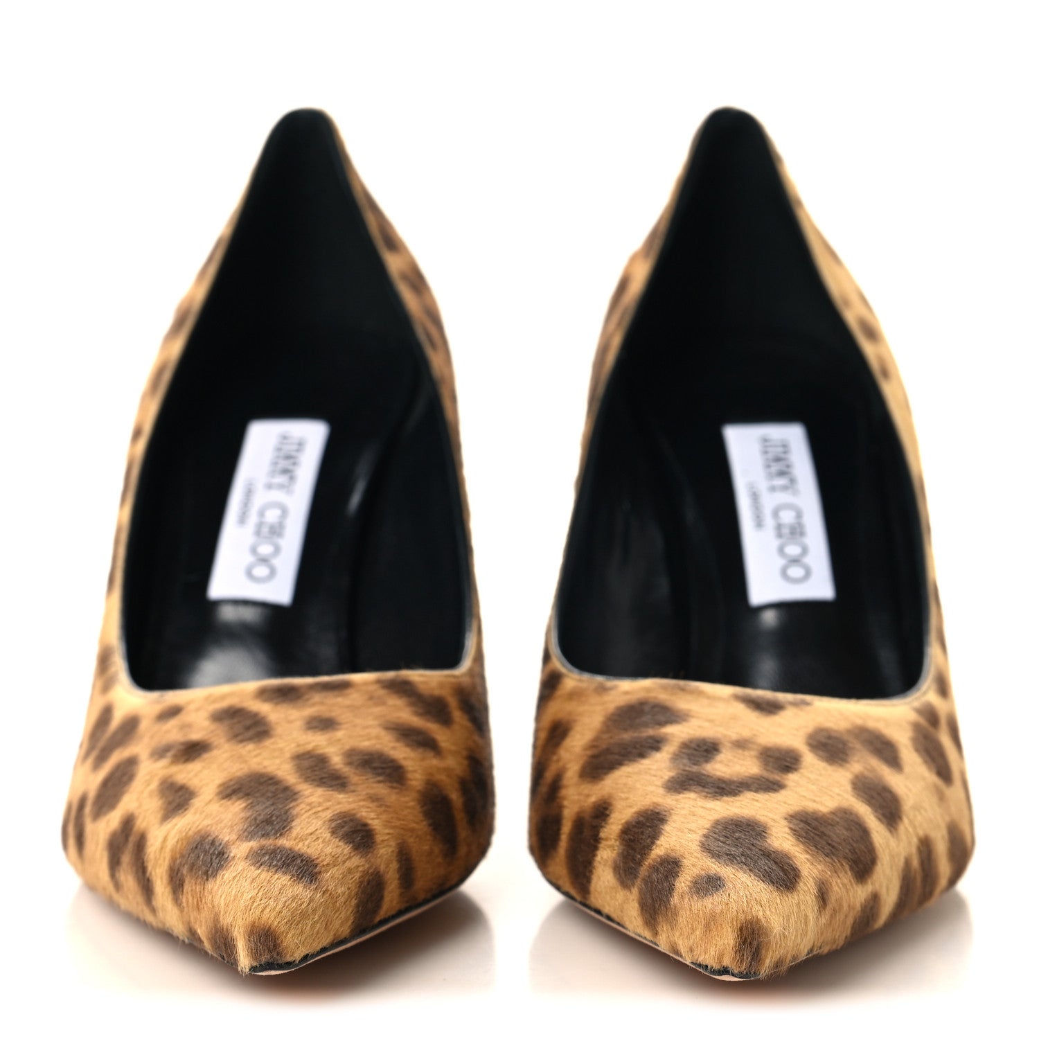 Jimmy Choo Pony Hair Leopard Print Love 85 Pumps  40 Natural 3 of 8