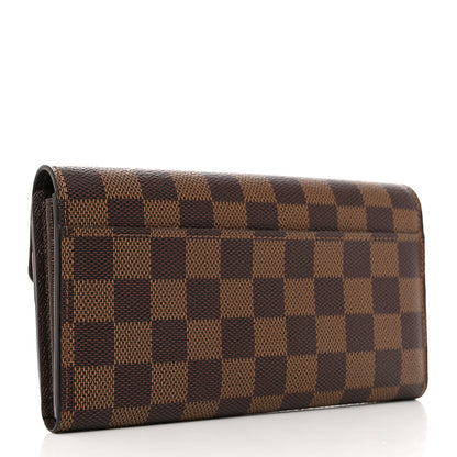 Louis Vuitton Damier Ebene Sarah Wallet NM 3 of 11