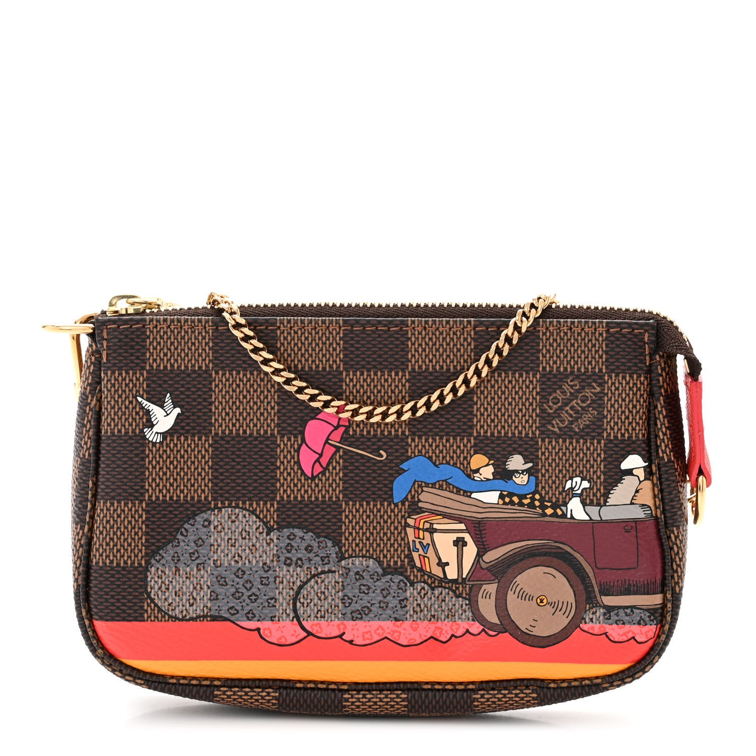 Louis Vuitton LOUIS VUITTON Monogram 2015 Christmas Animation Mini Pochette Accessories 1 of 9