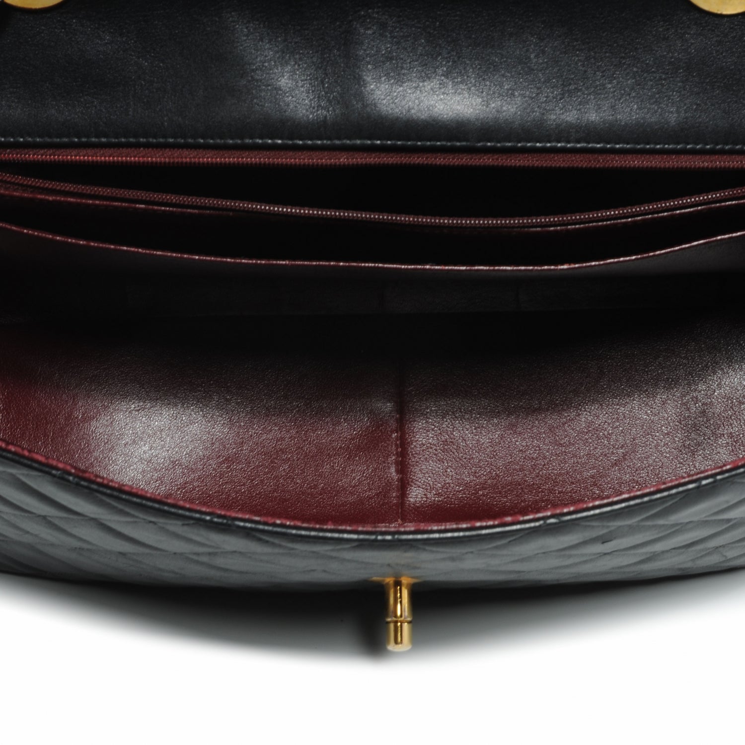 Chanel Lambskin XL Jumbo Flap Black 6 of 9