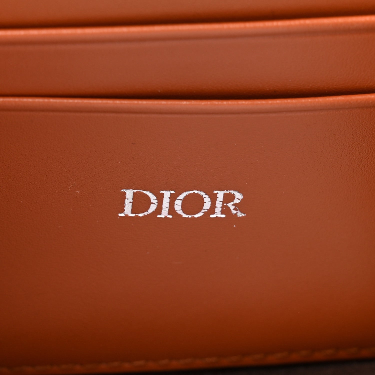 Christian Dior Calfskin Cosmo Laser Cut Cannage Mini Dior Charm Bag Cognac 5 of 9