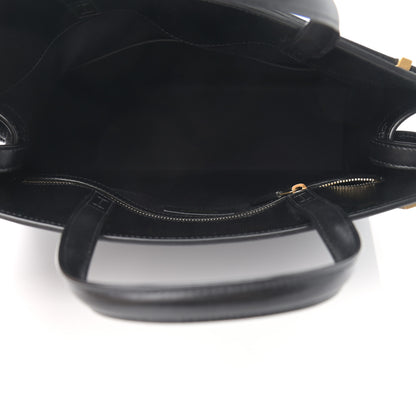 Saint Laurent Calfskin Small Manhattan Shopper Tote Black 5 of 11