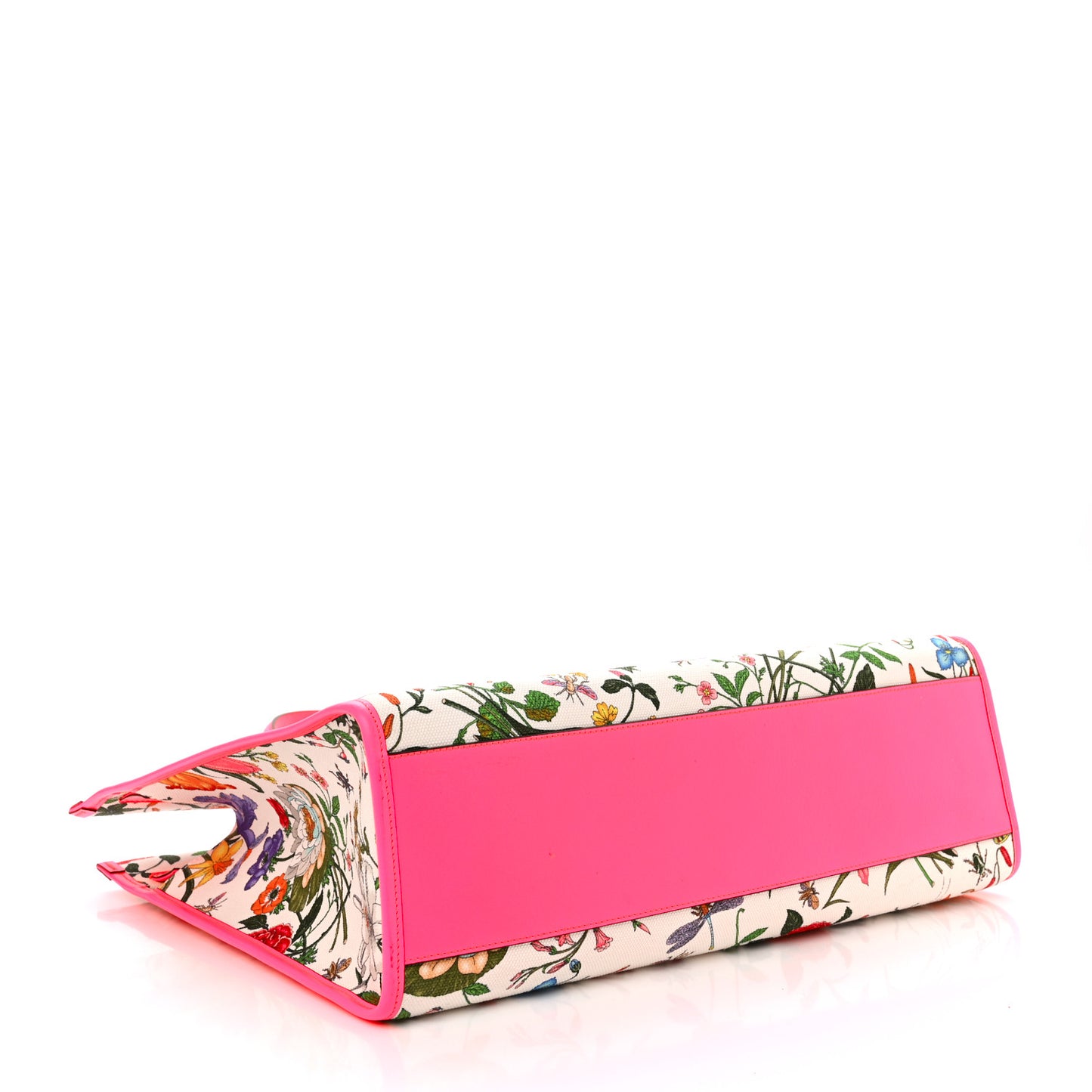 Canvas Large Flora Tote Pink Multicolor Fuchsia