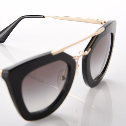 Prada Acetate Cinema Sunglasses SPR 09Q Black 5 of 7