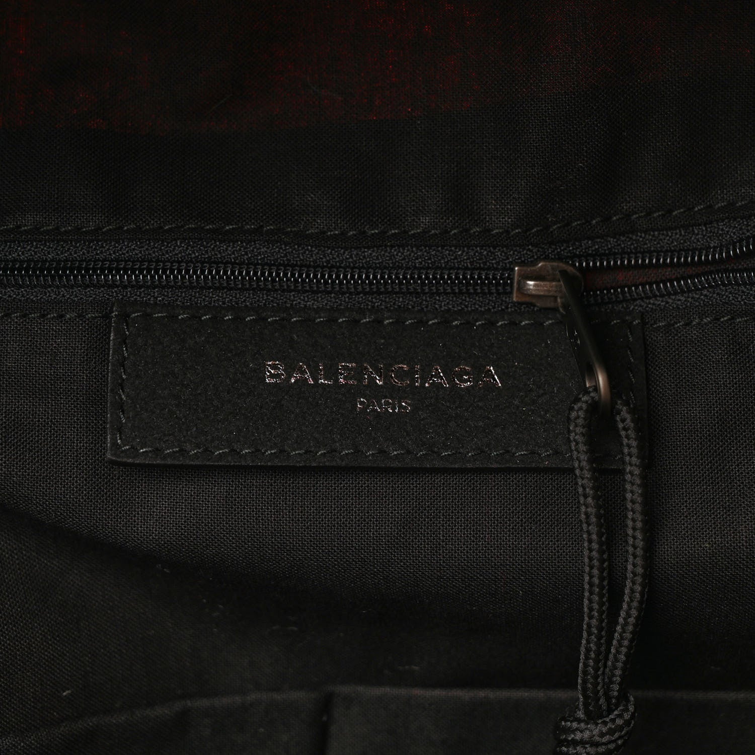 Balenciaga Twill Nylon Allover Logo Print Explorer Backpack Rouge Vermillion White 6 of 9