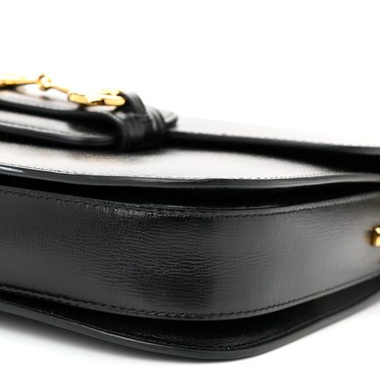 Gucci Azalea Calfskin Horsebit 1955 Shoulder Bag Black 10 of 12