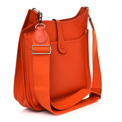 Hermes Epsom Evelyne III GM Orange 3 of 11