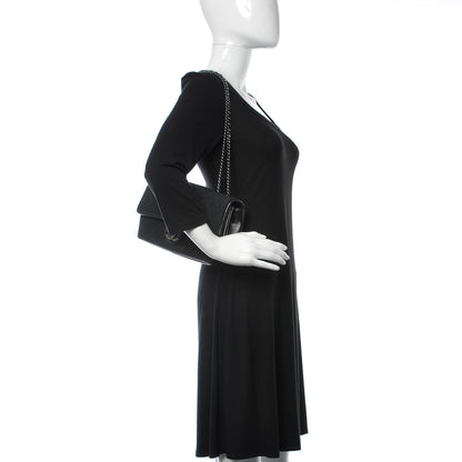 Chanel Iridescent Calfskin Flap Black 2 of 13