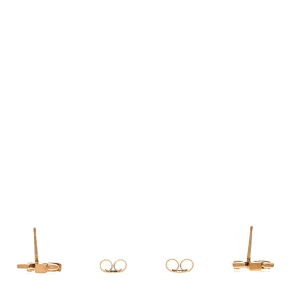 Louis Vuitton Metal LV Iconic Earrings Gold 3 of 5