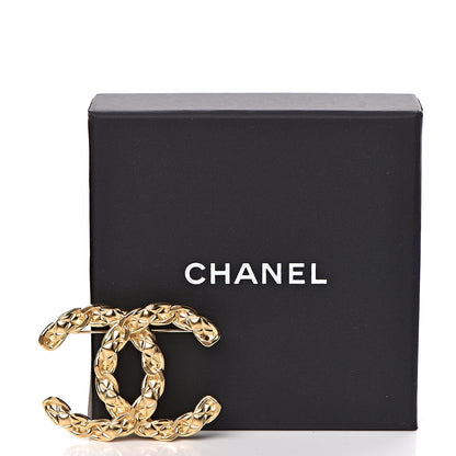 Chanel Metal CC Brooch Gold 5 of 5
