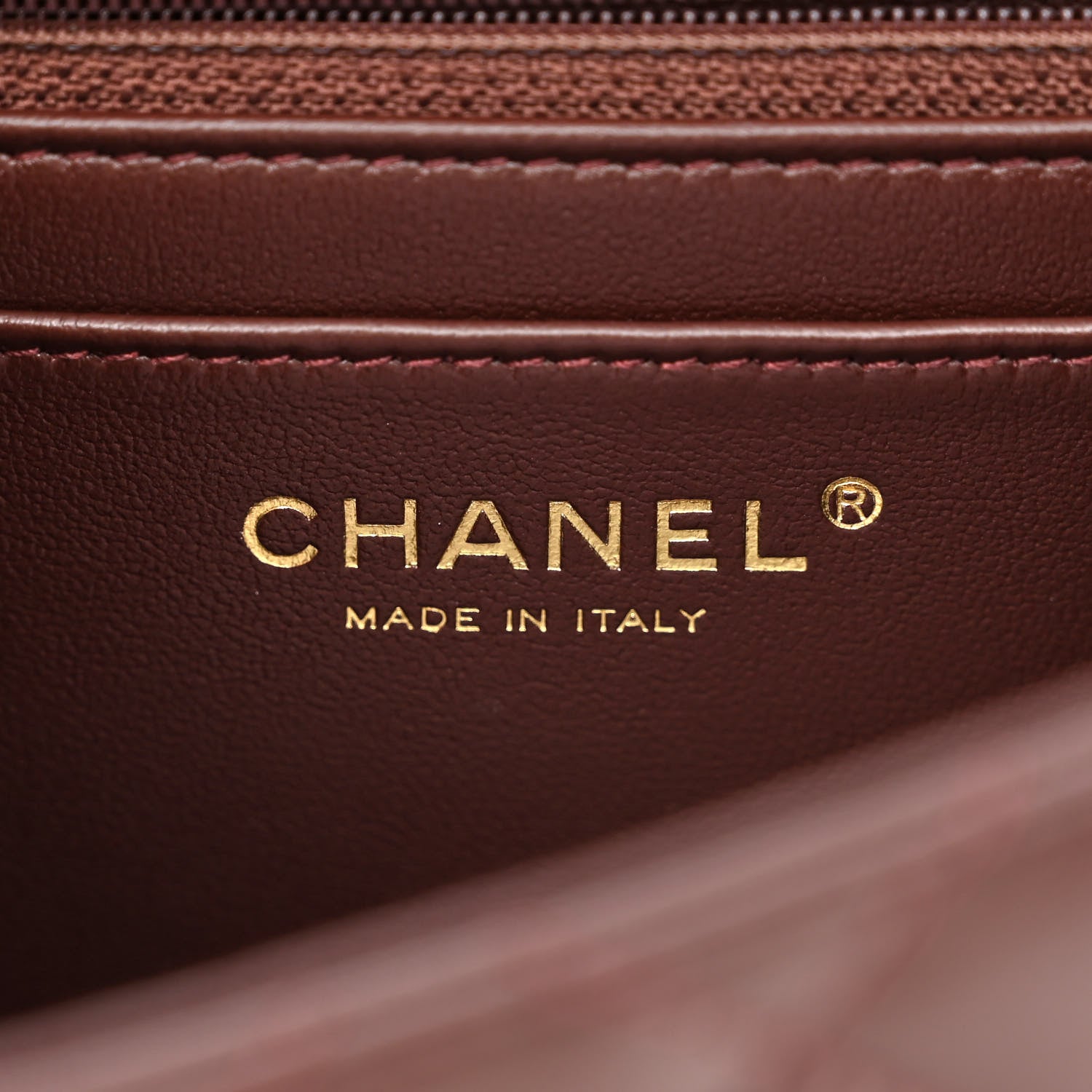 Chanel Lambskin Quilted Medium Crystal Top Handle Rectangular Flap Brown 6 of 11