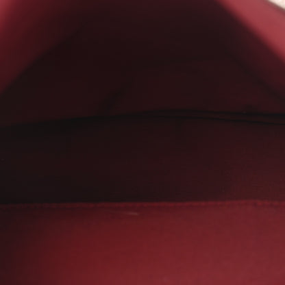 Hermes Cotton Bolide Travel Cosmetic Pouch Rouge 5 of 11