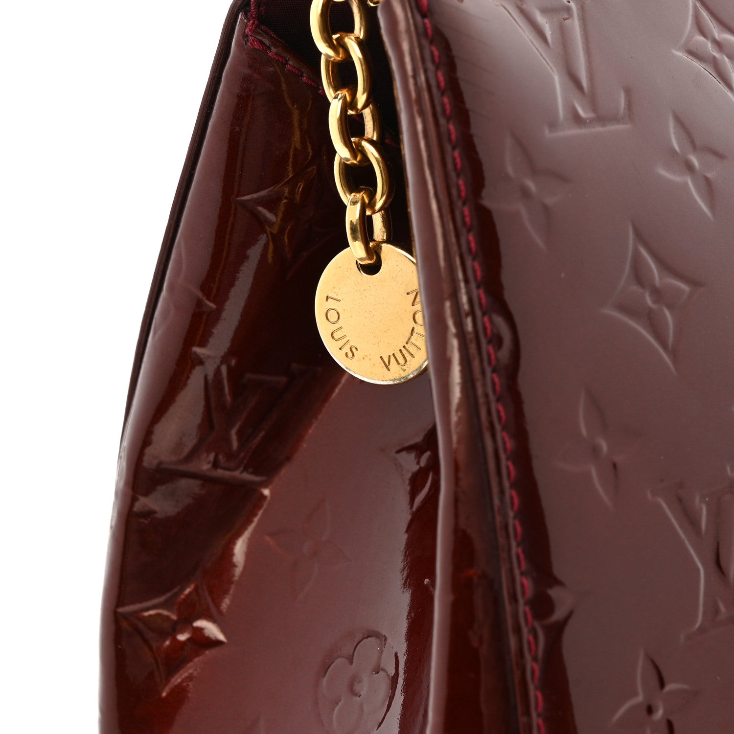Louis Vuitton Vernis Brea MM Rouge Fauviste 11 of 14