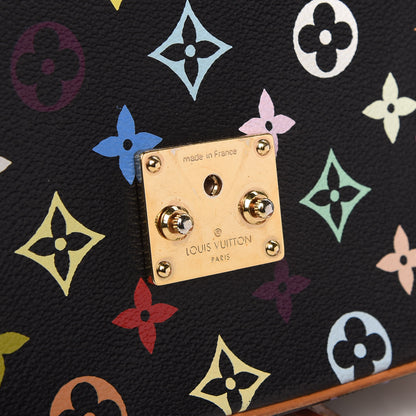 Louis Vuitton Monogram Multicolor Sologne Black 11 of 12