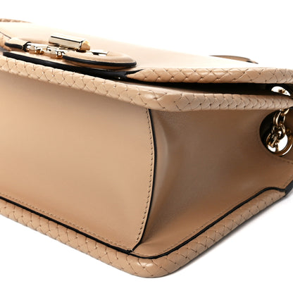 Salvatore Ferragamo Calfskin Gancini Flap Bag Cashew 10 of 10