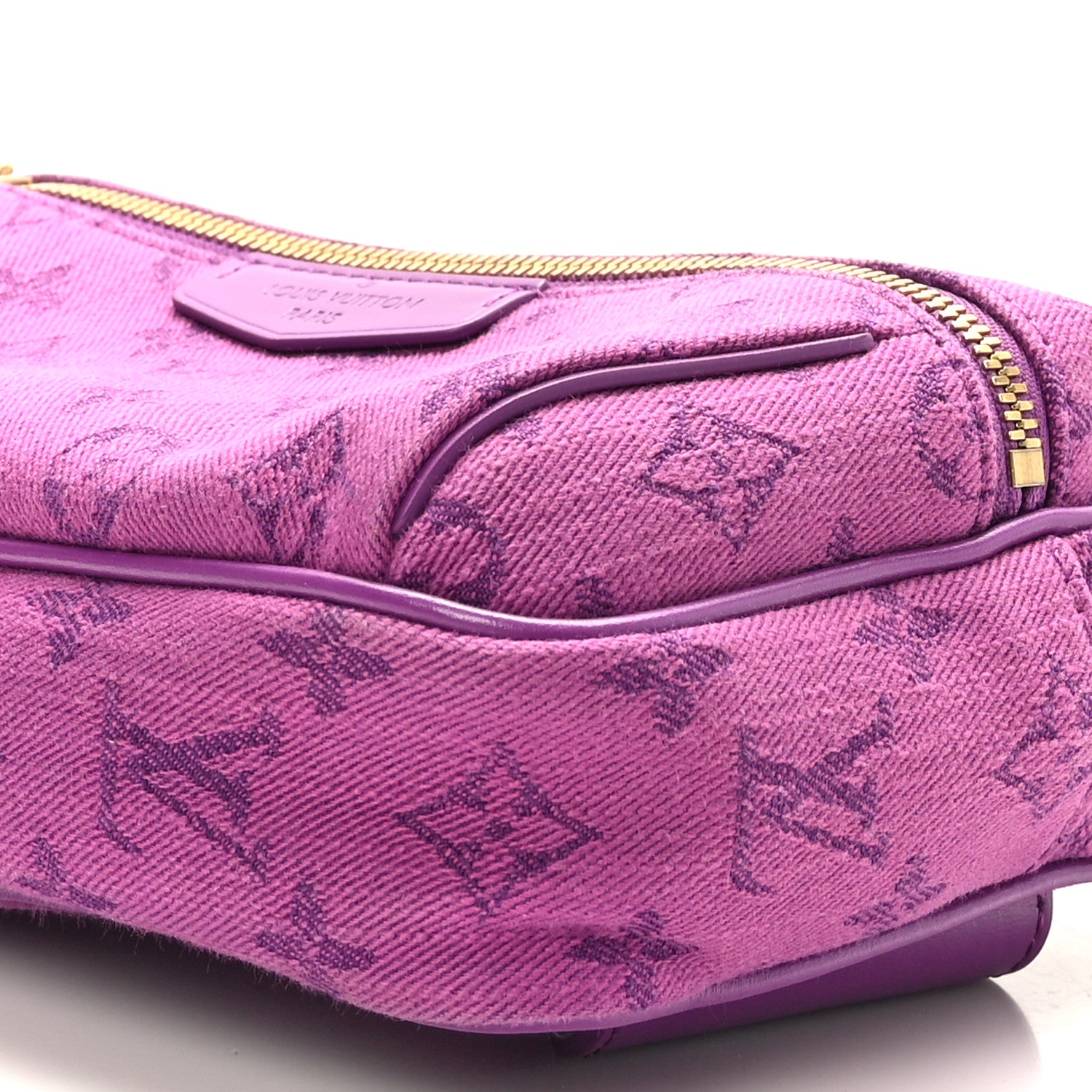 Louis Vuitton Denim Monogram Outdoor Bumbag Purple 1400236