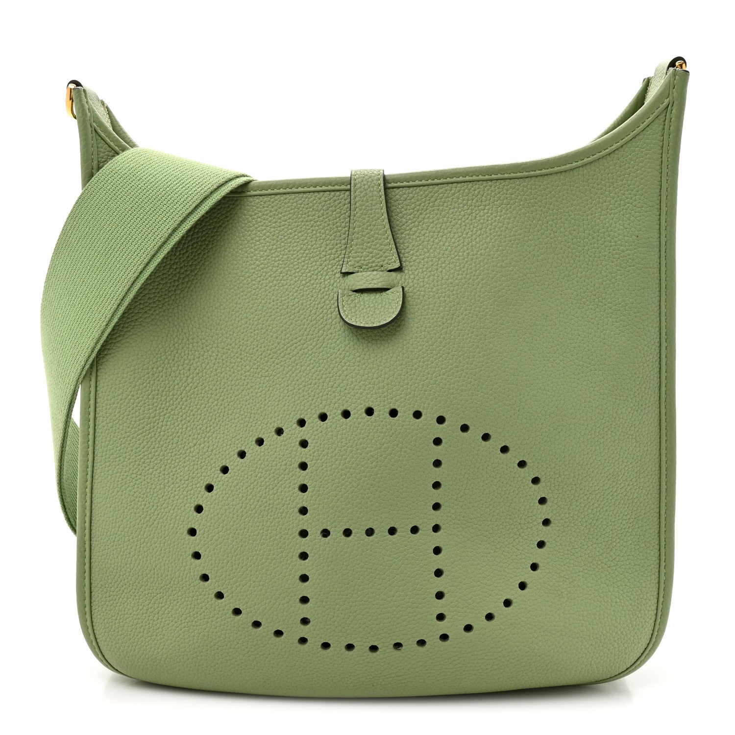 Hermes Taurillon Maurice Evelyne III PM Vert Criquet 1 of 11