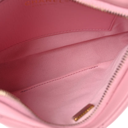 Chanel Lambskin Quilted CC Links Hobo Light Pink 6 of 10