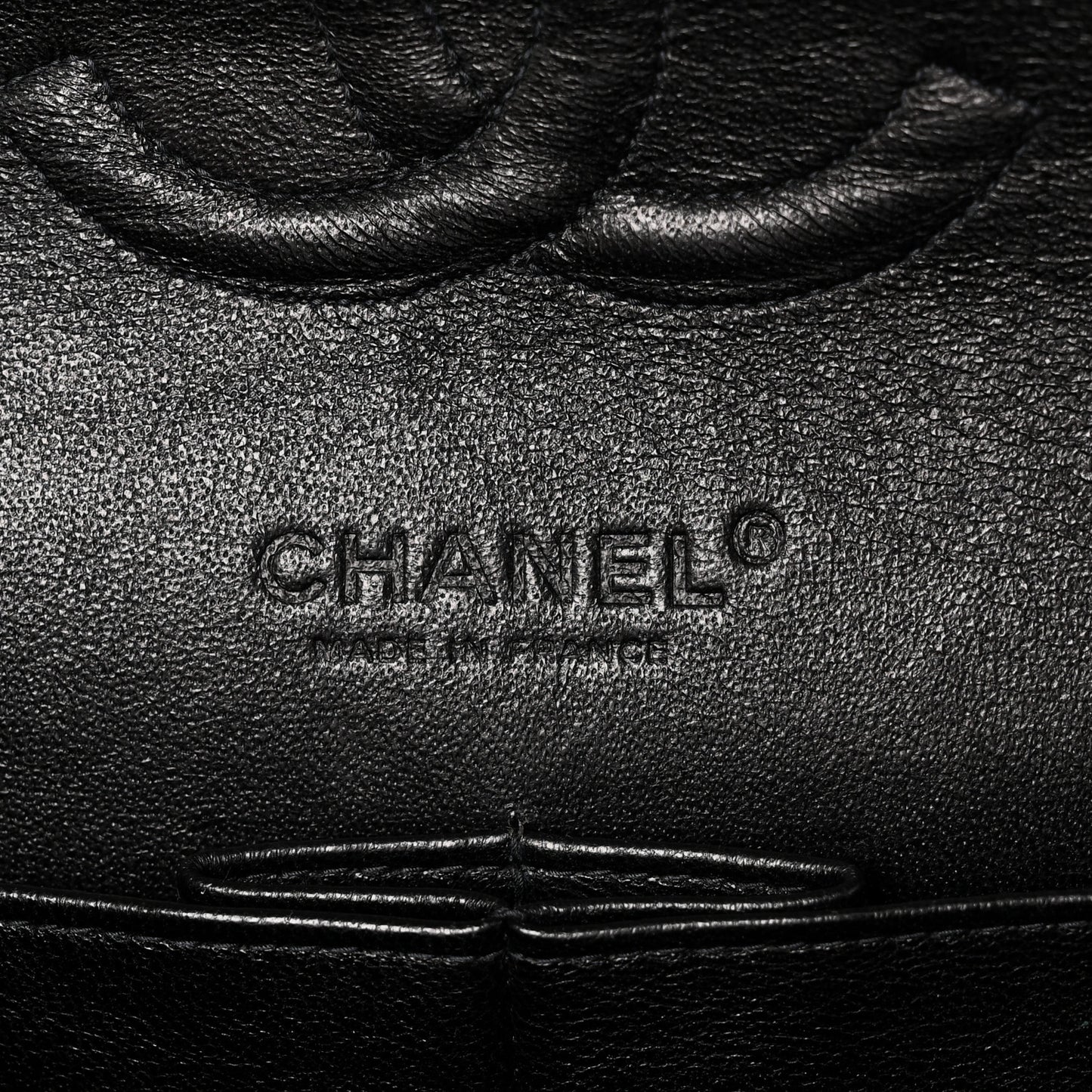 Tweed Quilted Medium Double Flap Black