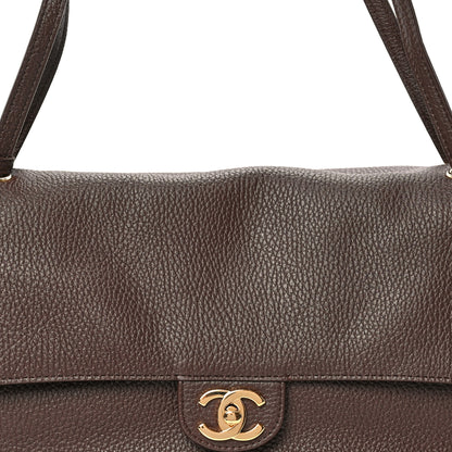 Chanel Grained Calfskin Small Souplissimo Maxi Flap Brown 7 of 10