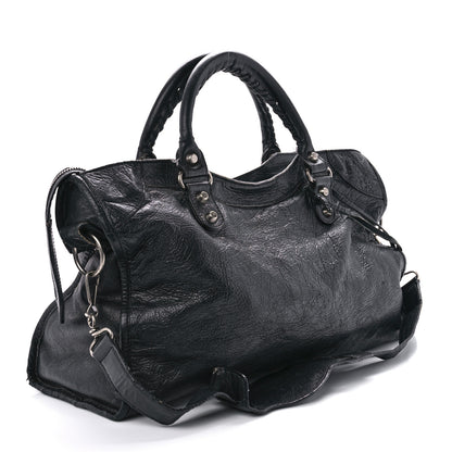 Balenciaga Agneau Classic Silver Hardware City Black 3 of 13
