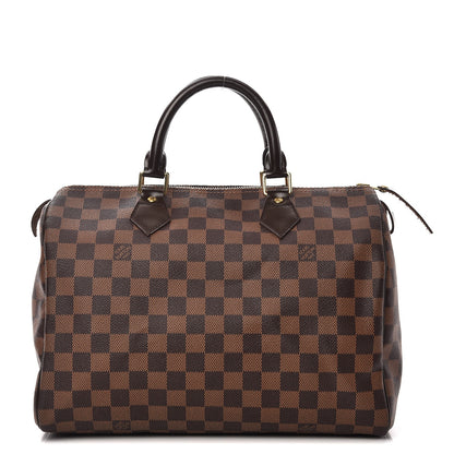 Louis Vuitton Damier Ebene Speedy 30 1 of 14