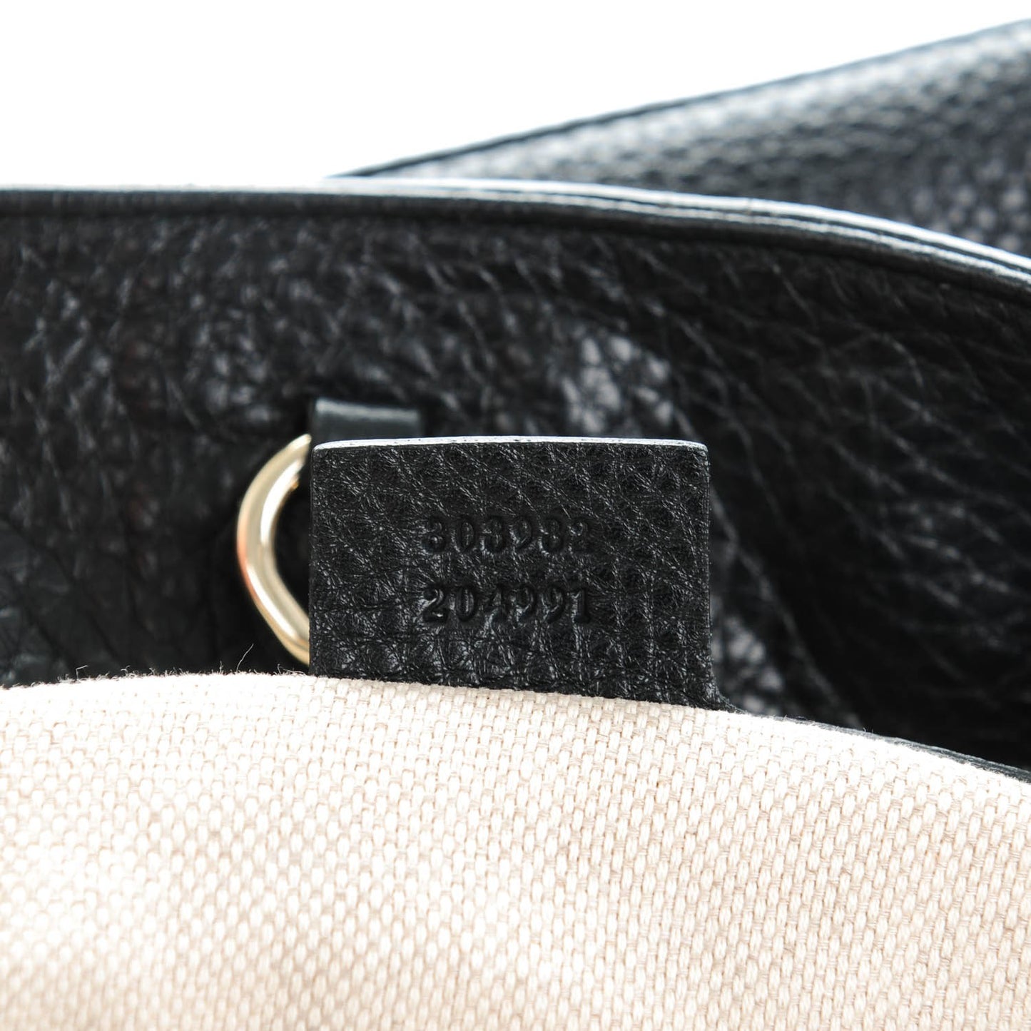 Pebbled Calfskin Medium Soho Chain Shoulder Bag Black