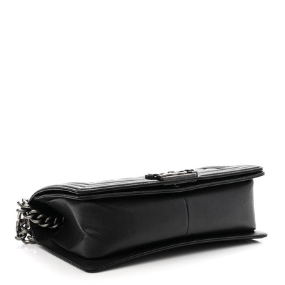 Chanel Caviar Quilted Medium Boy Flap Black 4 of 11