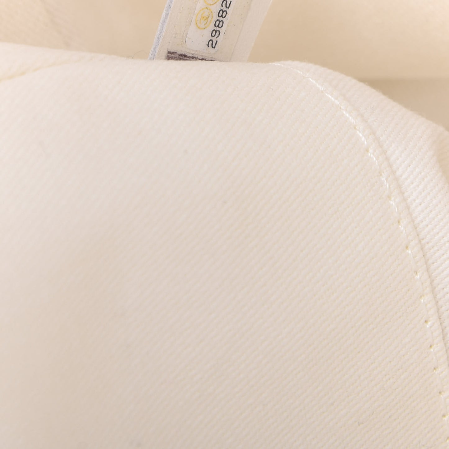 Canvas Pearl Large Deauville Tote Ecru Beige