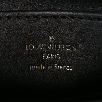 Louis Vuitton Lambskin Malletage Top Handle GO-14 MM Black Pink 8 of 12