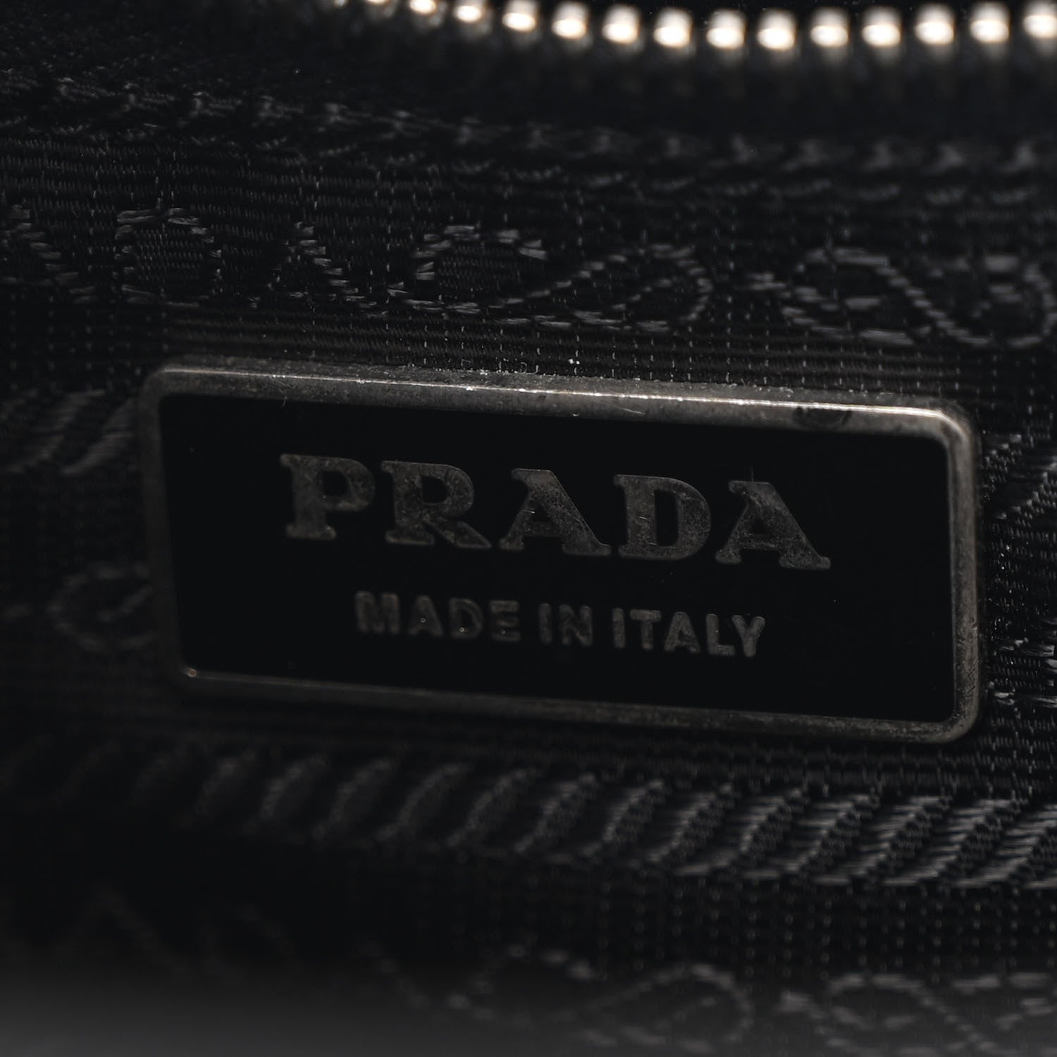 Prada Nylon Saffiano Vela Messenger Bag Black 6 of 11