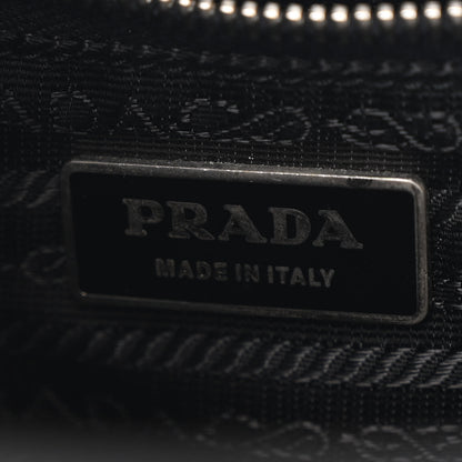 Prada Nylon Saffiano Vela Messenger Bag Black 6 of 11