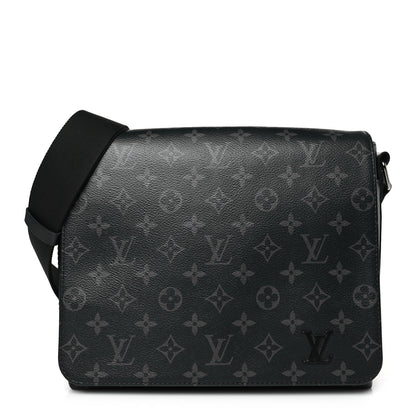 Louis Vuitton Monogram Eclipse District PM Black 1 of 8
